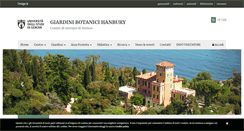 Desktop Screenshot of giardinihanbury.com